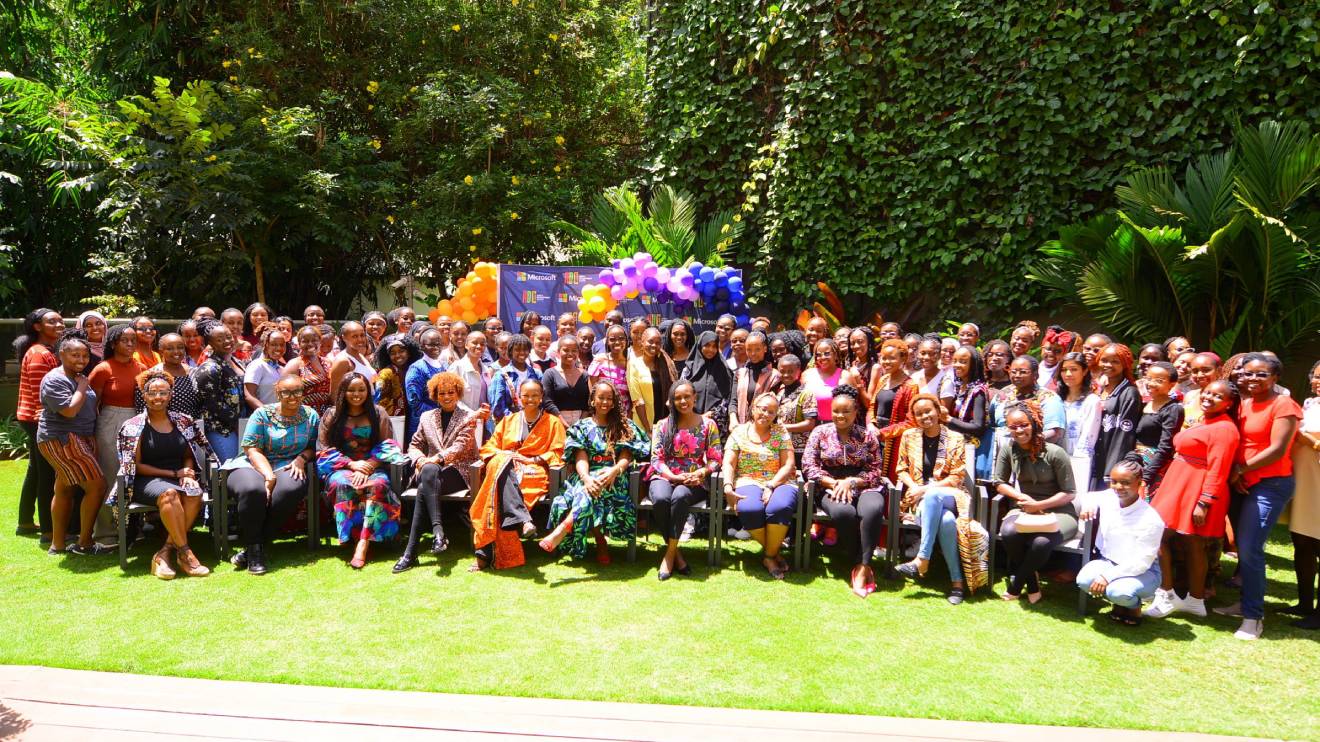Microsoft Africa Development Centre (ADC) during the launch of the Women Inspiring and Nurturing Students (WINS). PHOTO/COURTESY