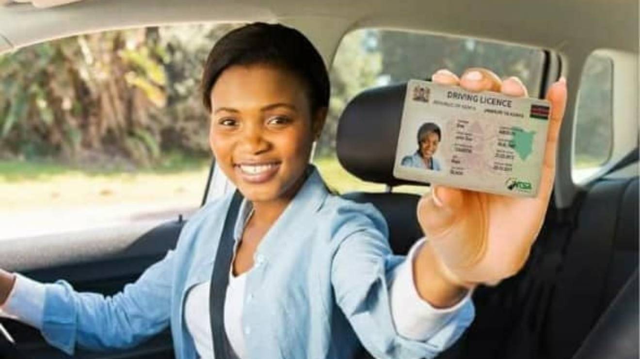 Model showing a Smart Driving License. PHOTO/COURTESY