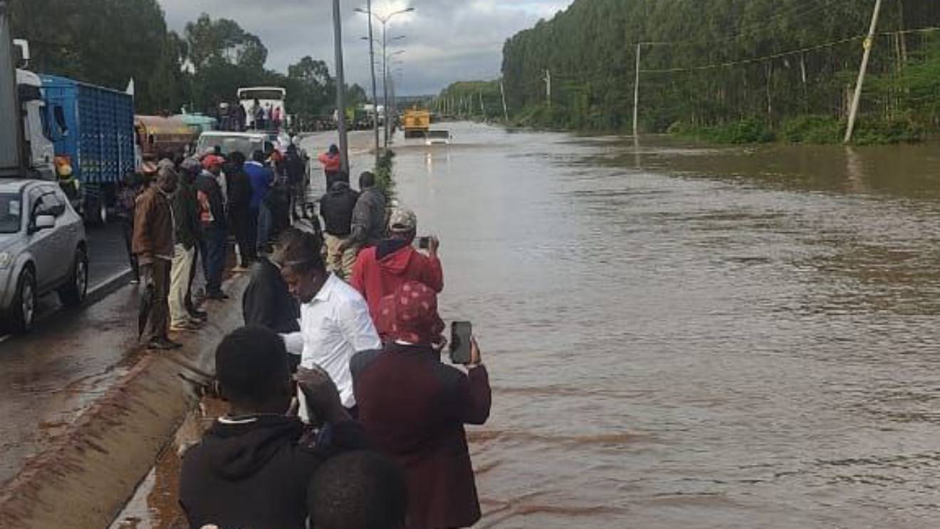 Flooded section of the Eastern Bypass. PHOTO/COURTESY