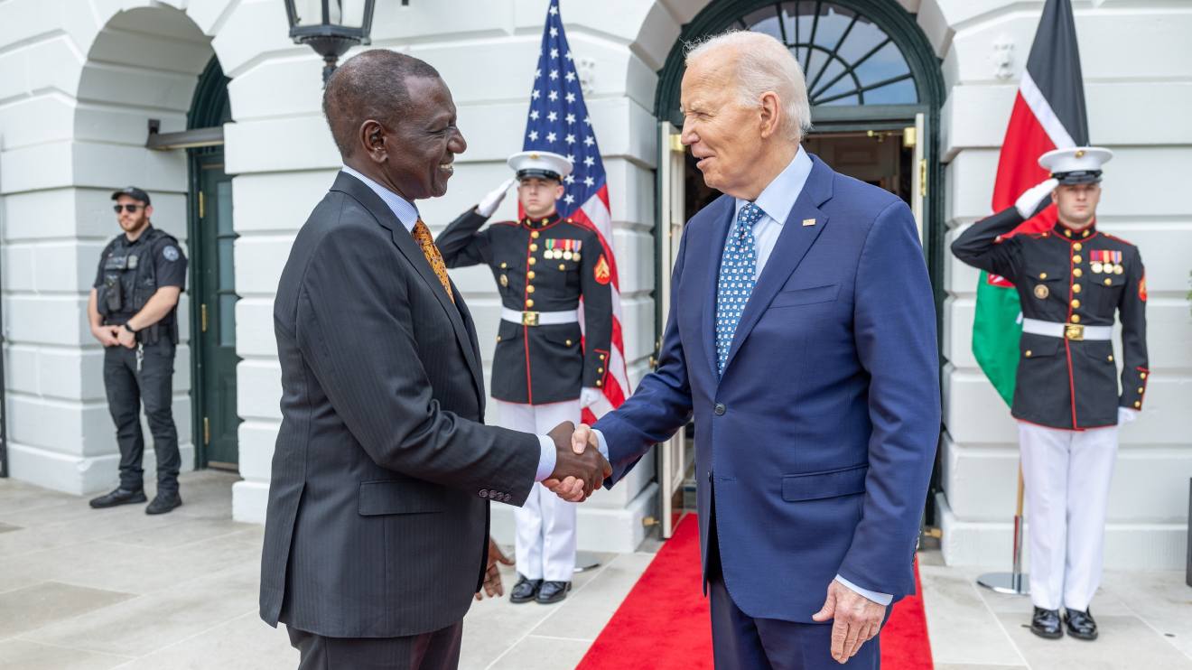 William Ruto and Joe Biden. PHOTO/COURTESY