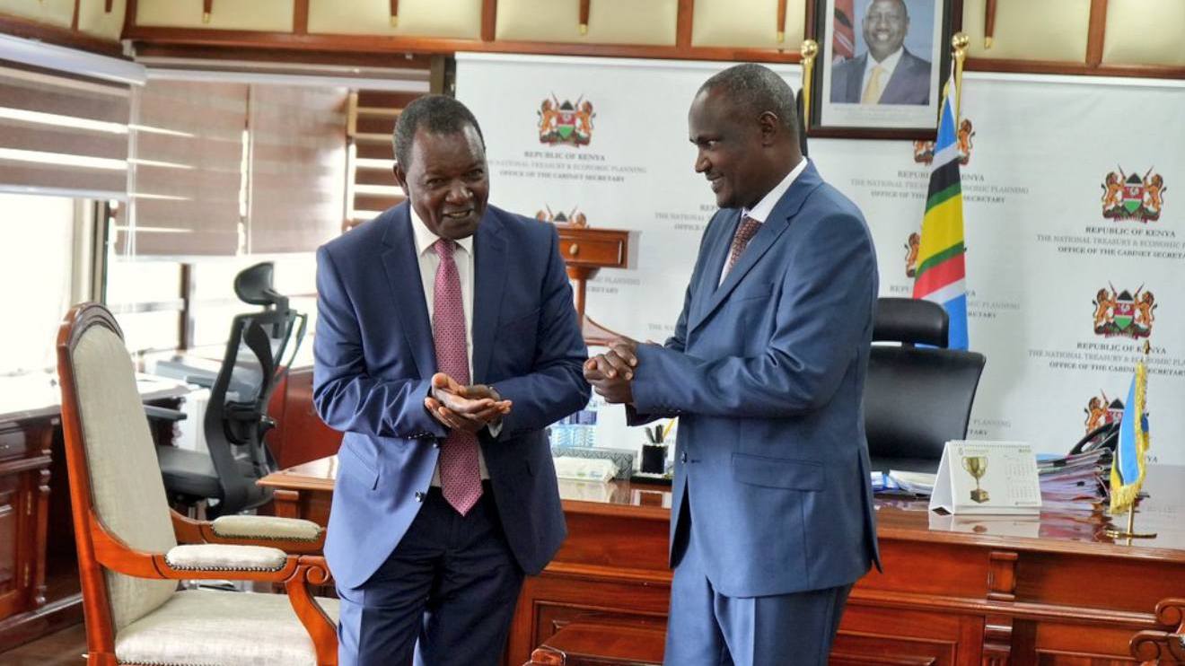 Njuguna Ngung'u and John Mbadi. PHOTO/COURTESY