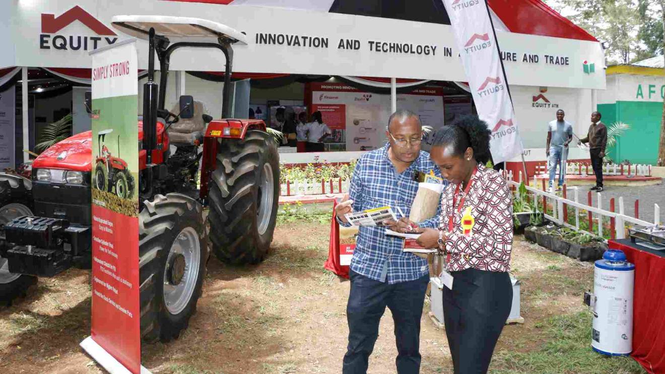 Equity Group's stand and the Agriculture and Trade Fair. PHOTO/COURTESY