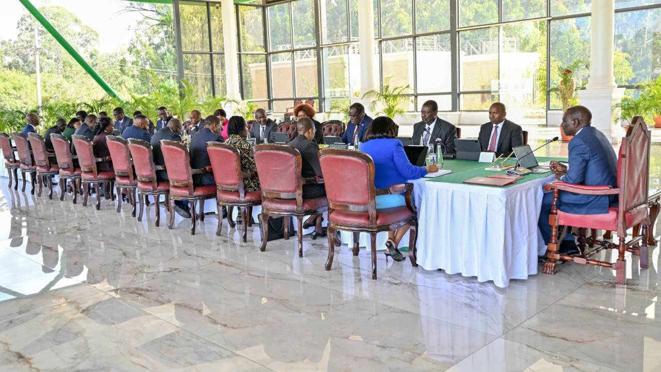 President William Ruto chairing a Cabinet meeting. PHOTO/COURTESY