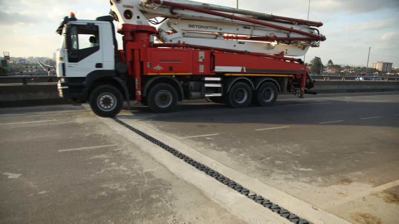 Expansion join on one of the bridges on the Nairobi Southern Bypass. PHOTO/COURTESY