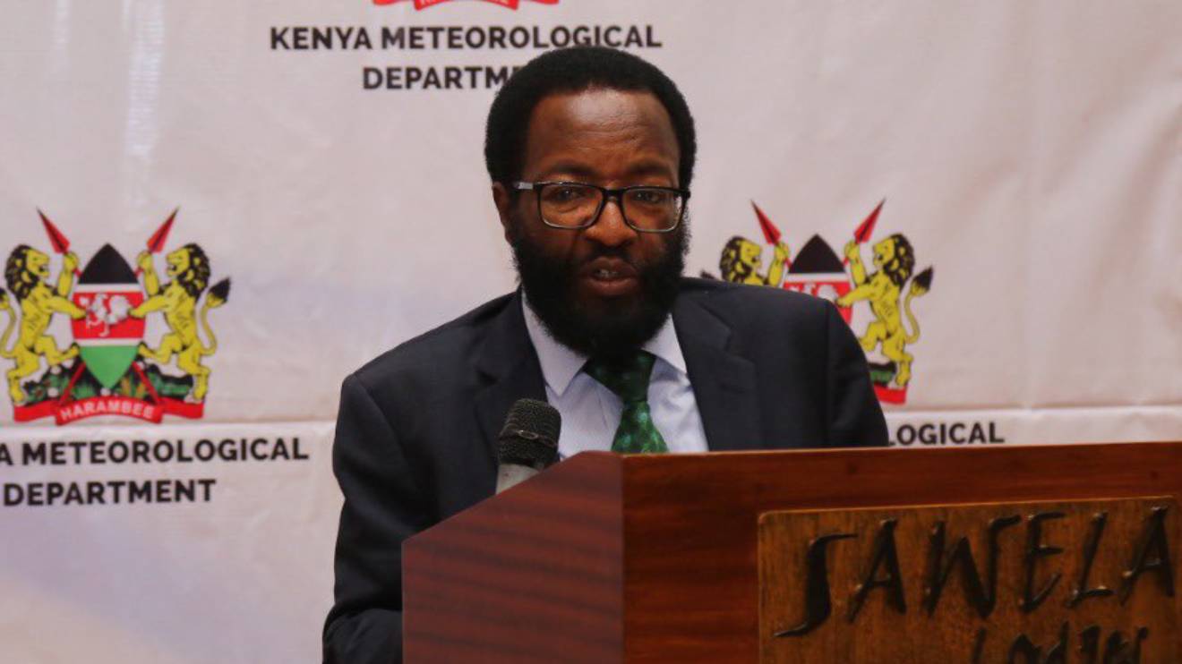 Kenya Meteorological Department Director David Gikungu. PHOTO/COURTESY