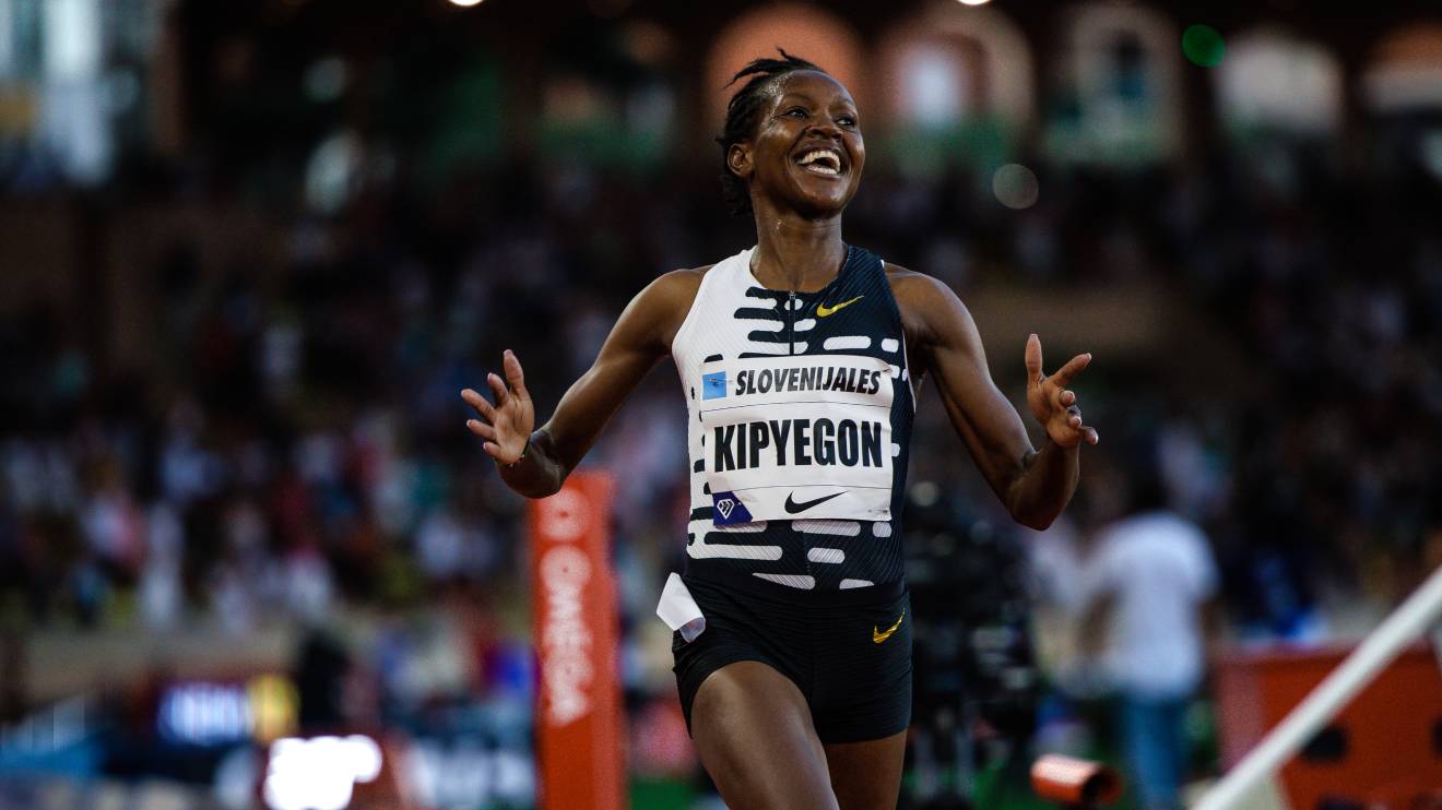 Faith Kipyegon. PHOTO/COURTESY
