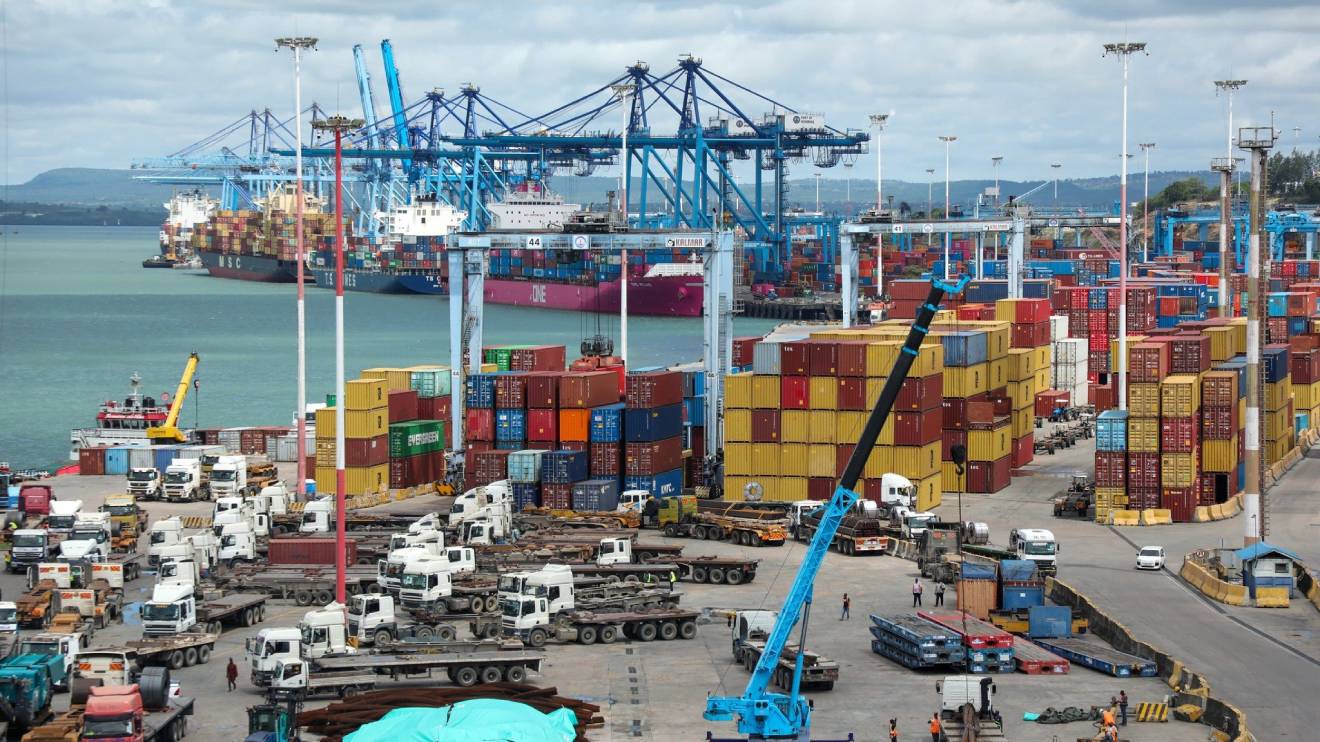 Goods at the Port of Mombasa. PHOTO/COURTESY