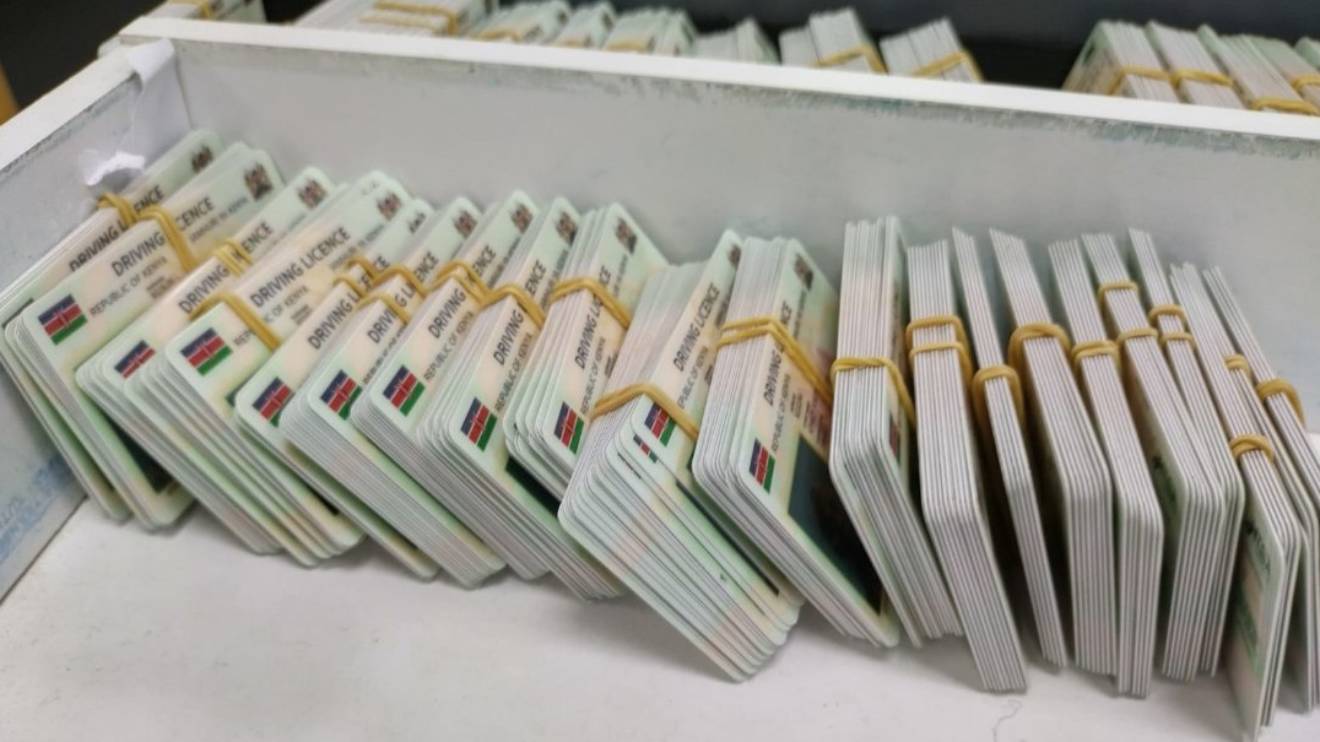 Uncollected Smart Driving Licences. PHOTO/COURTESY