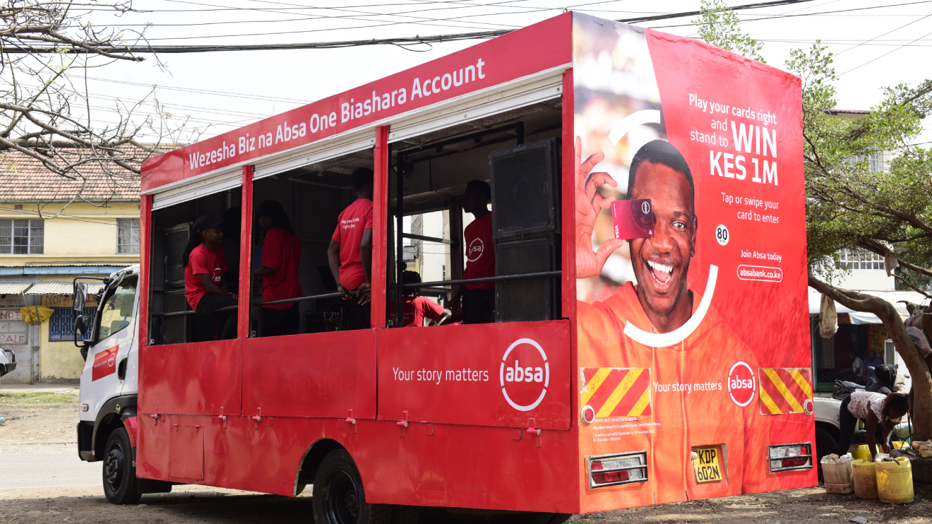 Absa caravan. PHOTO/COURTESY