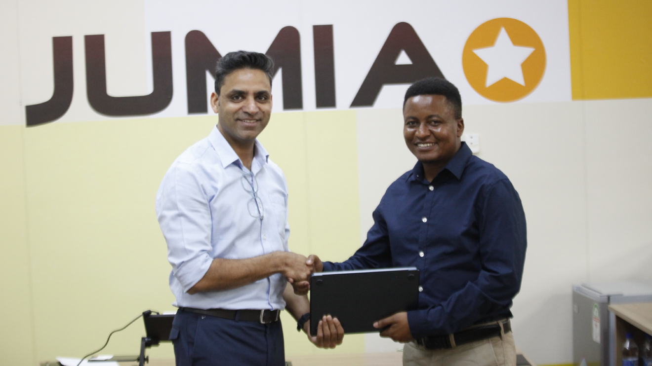 Vinod Goel and Erick Massawe. PHOTO/COURTESY